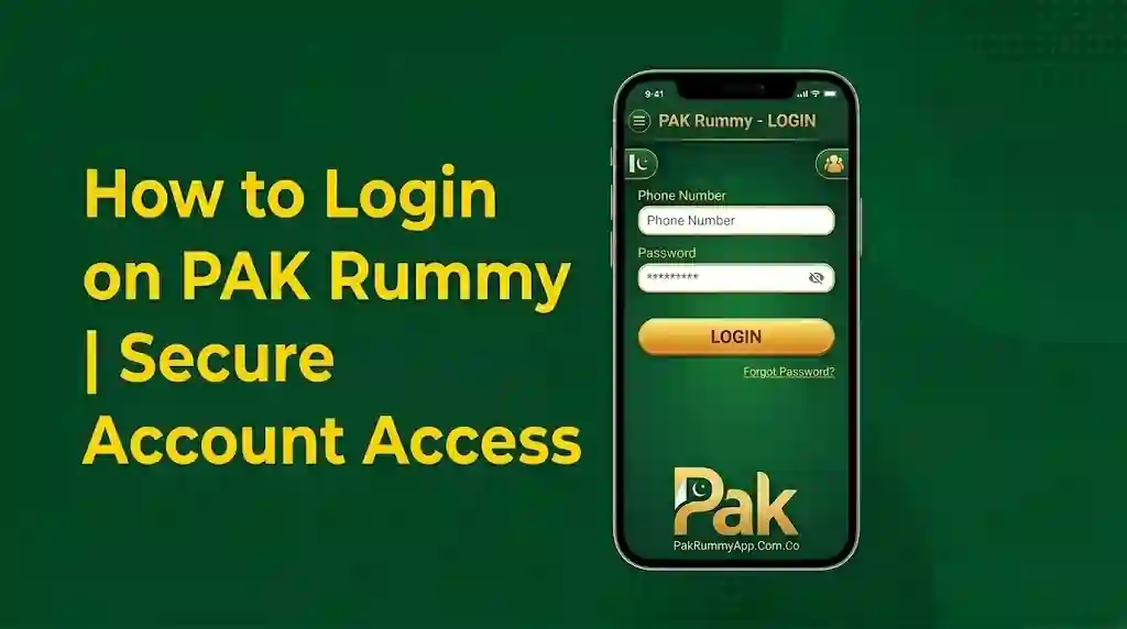 How to Login on PAK Rummy